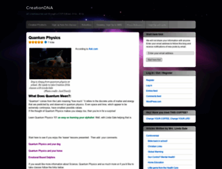 creationdna.wordpress.com screenshot