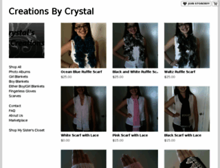 creationsbycrystal.storenvy.com screenshot