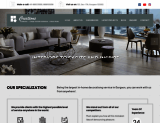 creationsdesign.in screenshot
