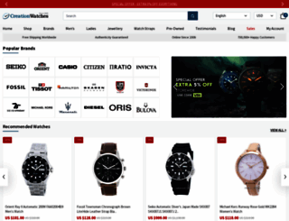 creationwatches.com screenshot
