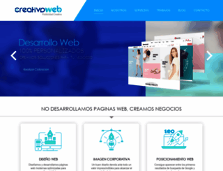 creativawebperu.com screenshot