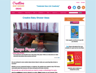 creative-baby-shower-ideas.com screenshot