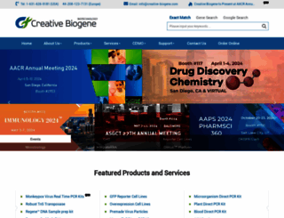 creative-biogene.com screenshot
