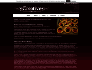 creative-caterer.co.uk screenshot