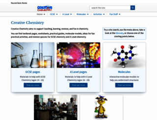 creative-chemistry.org.uk screenshot