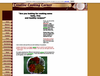 creative-cooking-corner.com screenshot
