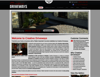 creative-driveways.com screenshot