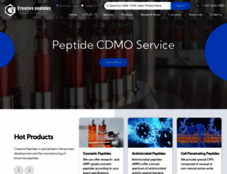 creative-peptides.com screenshot