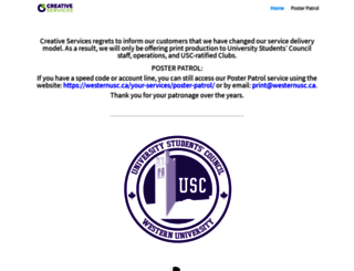 creative-services-ucc.com screenshot