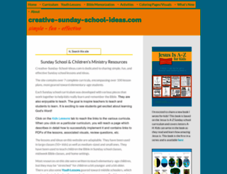 creative-sunday-school-ideas.com screenshot
