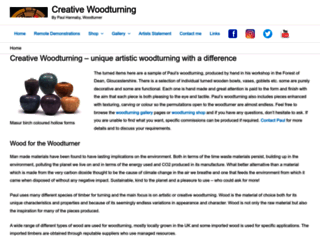 creative-woodturning.com screenshot