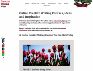 creative-writing-now.com screenshot