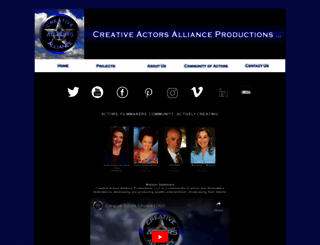 creativeactors.com screenshot