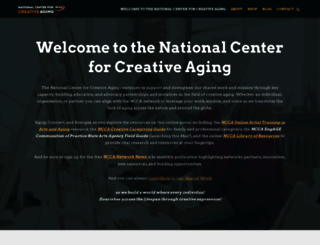creativeaging.org screenshot