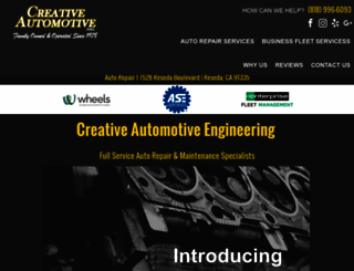 creativeautomotive.dudaone.com screenshot