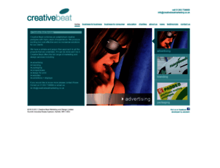 creativebeatmarketing.co.uk screenshot