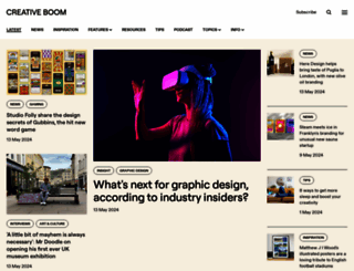 creativeboom.co.uk screenshot
