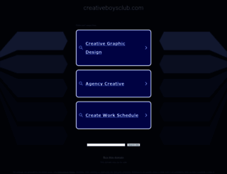 creativeboysclub.com screenshot