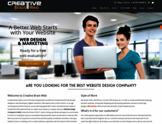 creativebrainweb.com screenshot