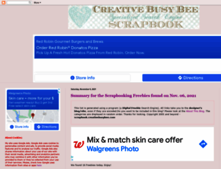 creativebusybee.com screenshot