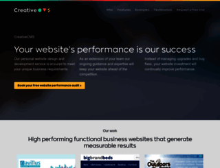 creativecms.io screenshot