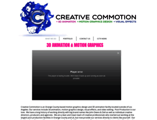 creativecommotion.tv screenshot