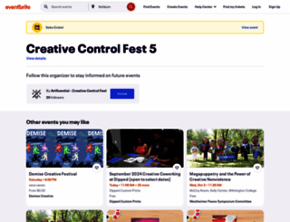 creativecontrolfest.com screenshot