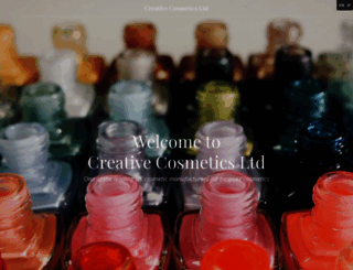creativecosmetics.com screenshot