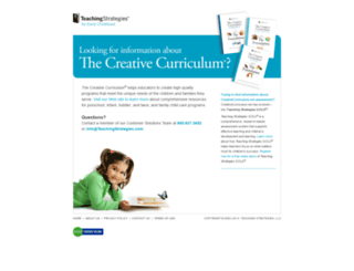 creativecurriculum.net screenshot