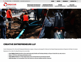 creativeent.in screenshot