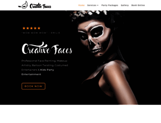 creativefaces.com.au screenshot