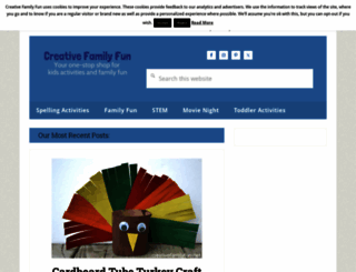 creativefamilyfun.net screenshot