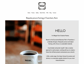 creativeframes.co.uk screenshot