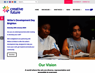 creativefuture.org.uk screenshot