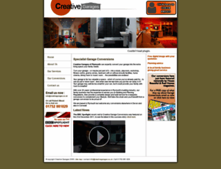 creativegarages.co.uk screenshot