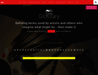 creativeglossary.com screenshot