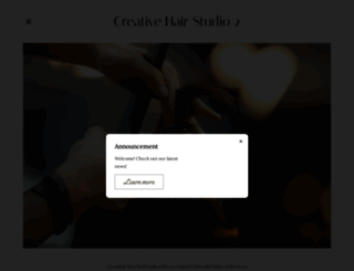 creativehairstudio2.com screenshot