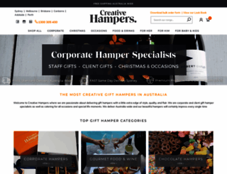 creativehampers.com.au screenshot