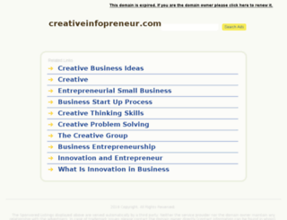 creativeinfopreneur.com screenshot