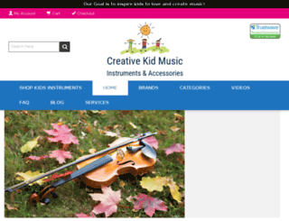 creativekidmusic.com screenshot