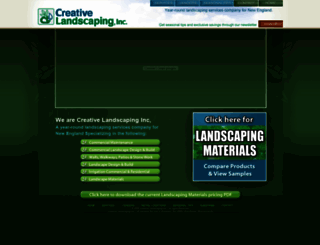 creativelandscapingnh.com screenshot