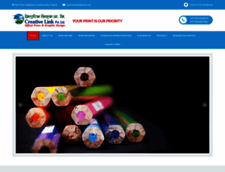 creativelinknepal.com screenshot