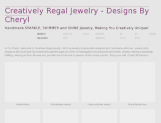 creativelyregaljewelry.com screenshot