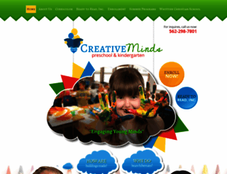 creativemindspre-k.com screenshot