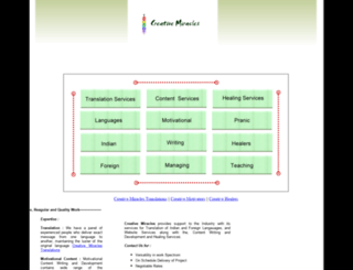 creativemiracles.com screenshot