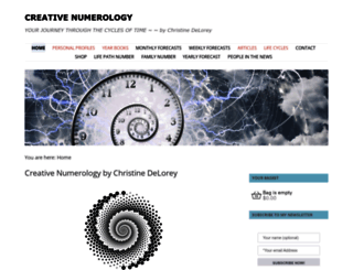 creativenumerology.com screenshot