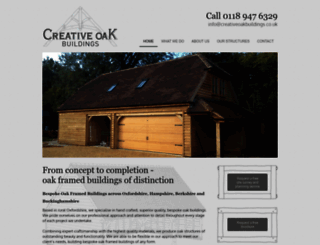 creativeoakbuildings.co.uk screenshot