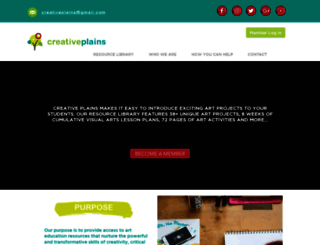 creativeplains.org screenshot