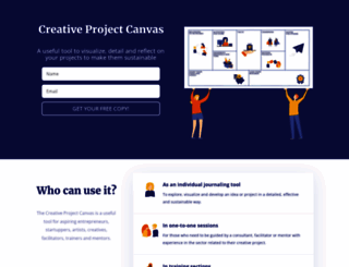 creativeprojectcanvas.com screenshot