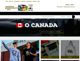 creativepromotions.ca screenshot